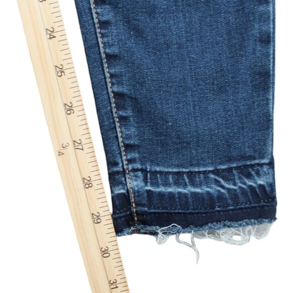 Prosperity Repreve Denim Jeans Size 28 Skinny Raw Hem Distressed‎ NWT - Picture 7 of 7